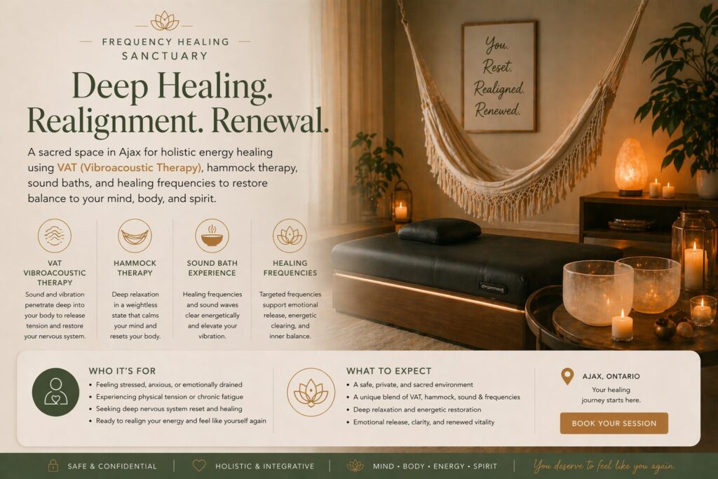 Frequency Vibro Acoustic Therapy Sound Bath Toronto GTA